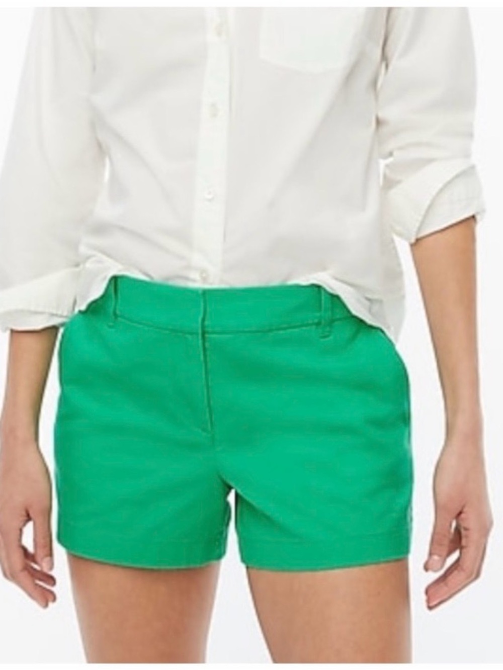 J.Crew Green Chino Shorts!